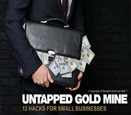 a man with a briefcase: 13 hacks for small businesses