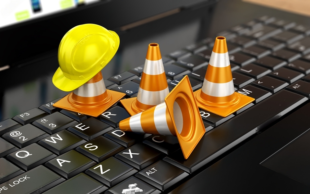 computer under maintenance