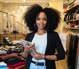 a black minority female entrepreneur